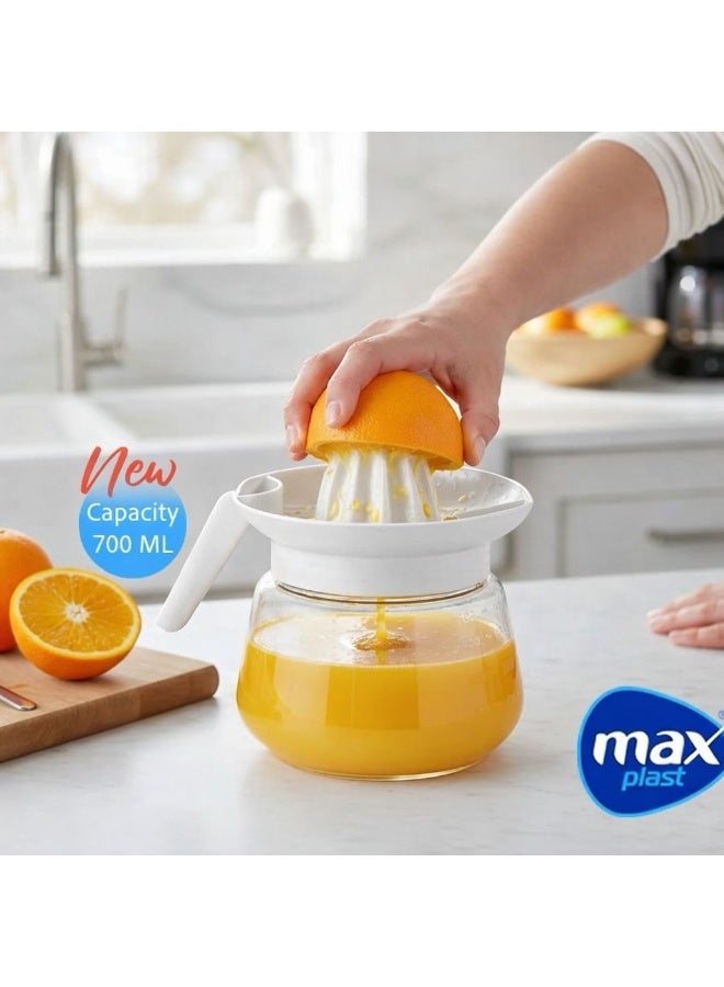 ماكس بلاست عصارة ڤيتا مزودة بأبريق شفاف بسعة 700 مللي مع علامات قياس لسهولة متابعة كمية العصير - Image 4